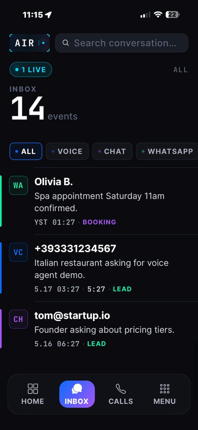 Multi-Channel Indbakke